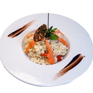 Saumon risotto