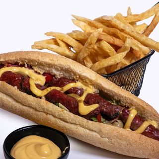 Sandwich saucisse de boeuf