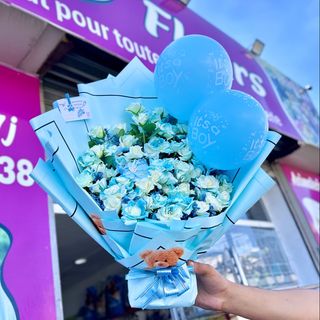 Baby Blue Elegance
