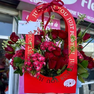 Sac Floral "Passion Rouge" – Just For You