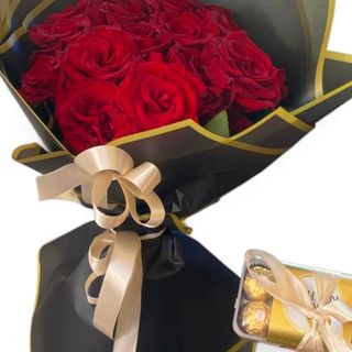 Fleurs+boit de chocolat A11