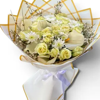 Bouquet blanc A12