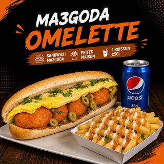 Combo Ma39oda Omelette