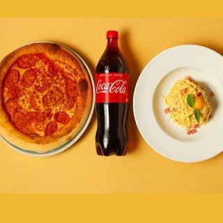 Duo Pasta & Pizza + Coca-Cola 1L GRATUIT !