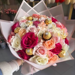Mix roses & Ferrero