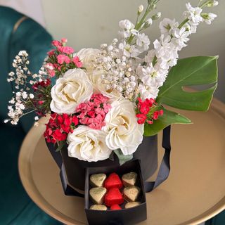 Mon box de fleurs et chocolat