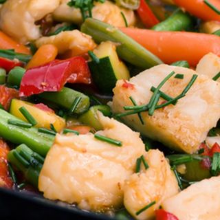 Poisson blanc gingembre