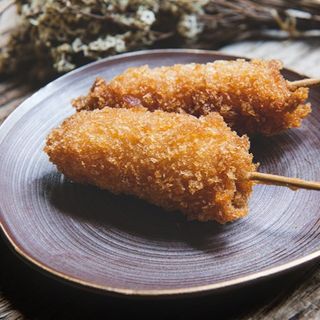 Brochette Boeuf au fromage pané