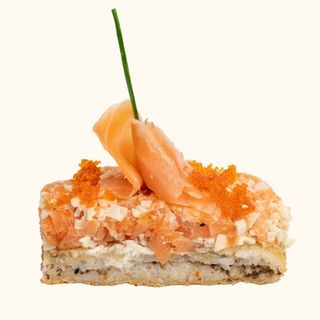Sushi Pizza Saumon Fumé Crabe 6 pièces