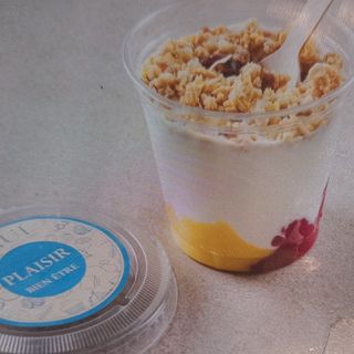 Fromage blanc granola passion framboise