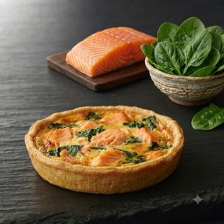 Quiche saumon et épinards