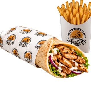 CHEESE NAAN SHAWARMA
