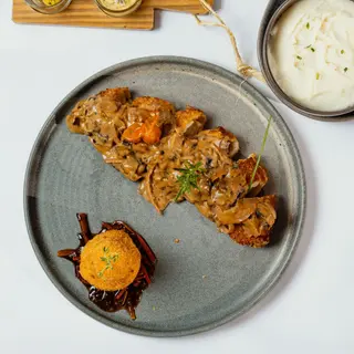 Emincé De Poulet Aux Champignons