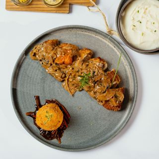 Emincé De Poulet Aux Champignons