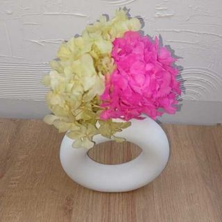 MiNi DONUT FLORAL - Composition fleurs stabilisées