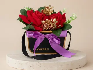Elgente Artificiel Rouge Roses