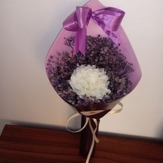 DarNowar – Violeta – Mini Bouquet Rose Blanche & Mauve