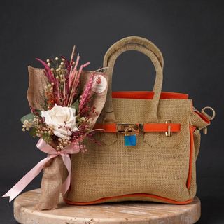 DarNowar – Réverie Naturelle – Duo Sac & Bouquet Signature