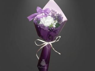 DarNowar – Violeta – Mini Bouquet Rose Blanche & Mauve