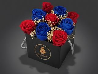DarNowar - Duo Royal - Boite Roses Bicolores