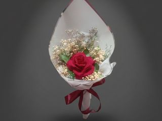 DarNowar – Muse Romantique – Mini Bouquet Rouge & Blanc