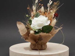 DarNowar - Bouquet Héritage : Rose Mopra & Blé -