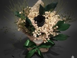 DarNowar – Éclipse Mystique – Bouquet Éternel Noir et Or