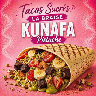 TACOS KUNAFA PISTACHE