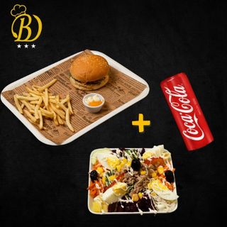 Burger Combo ( salade mixte)