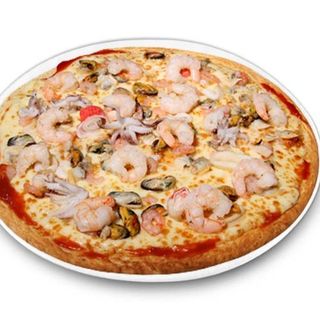 Pizza fruits de mer