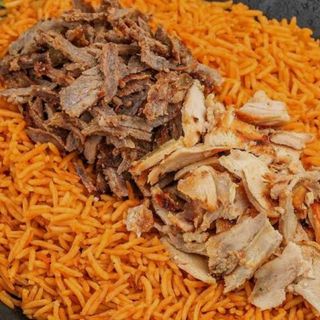 Riz Kabsa avec shawarma mix