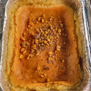 Basbousa à la crème