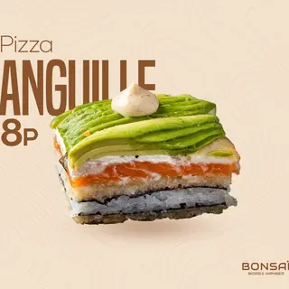PIZZA ANGUILLE - 8 PIECES