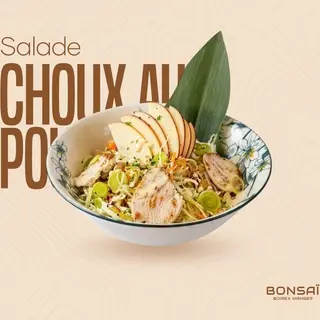 SALADE DE CHOUX AU POULET