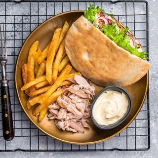 Pita poulet crispy