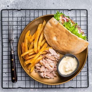Pita poulet crispy