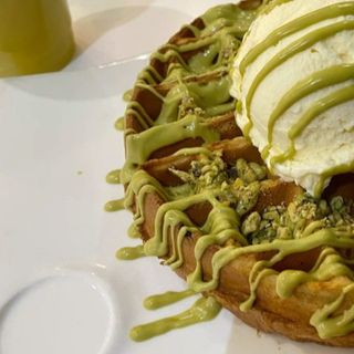 Gaufre pistache