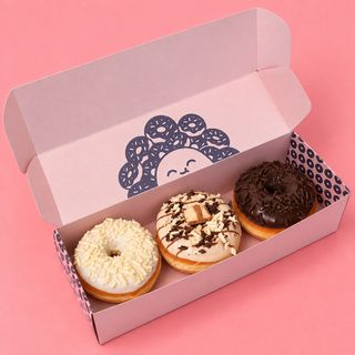Choco Box – 3 Donuts Fourrés au Chocolat