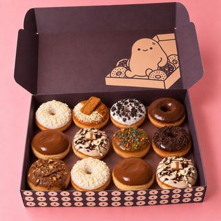Choco Box – 12 Donuts Fourrés au Chocolat