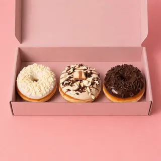 Choco Box – 3 Donuts Fourrés au Chocolat