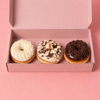 Choco Box – 3 Donuts Fourrés au Chocolat