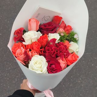 باقة ورد برسالة