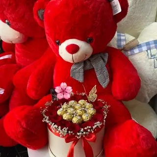 bear and gift