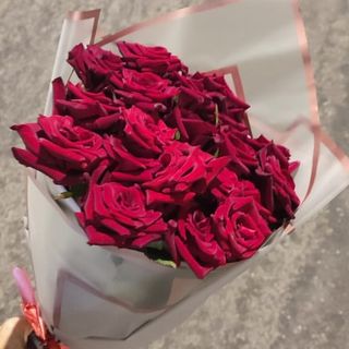 bouquet fleurs rouge