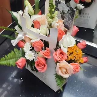 panier fleurs