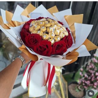 flowers and chocolate