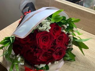 bouquet fleurs rouge 2