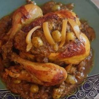 Poulet Daghmira frite