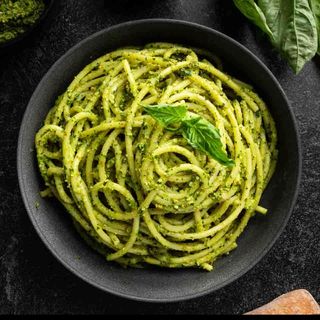 Spaghetti au pesto