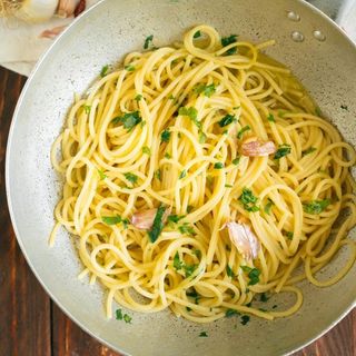 spaghetti aglio olio e peperoncino
